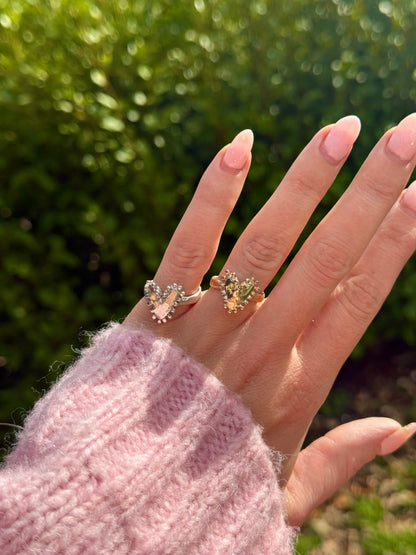 Dotty Heart Ring