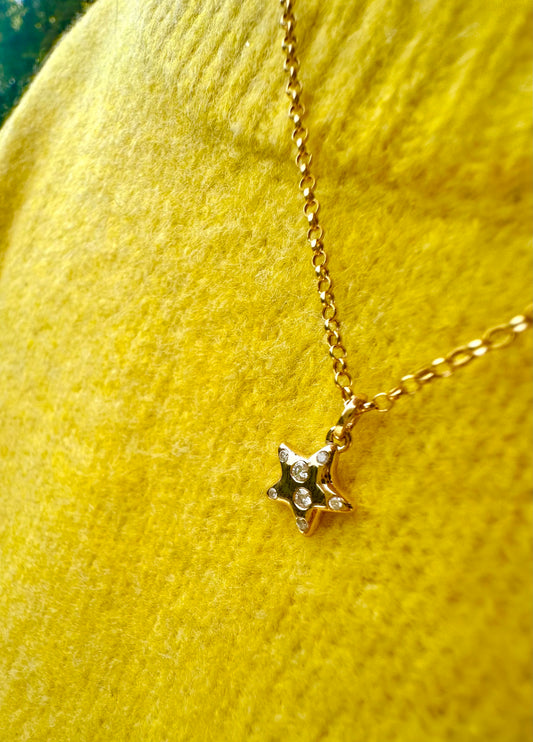 Sapphire Star Necklace