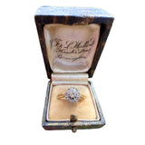 Vintage Natural Diamond Flower Ring