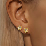 Lilac Flower Earrings