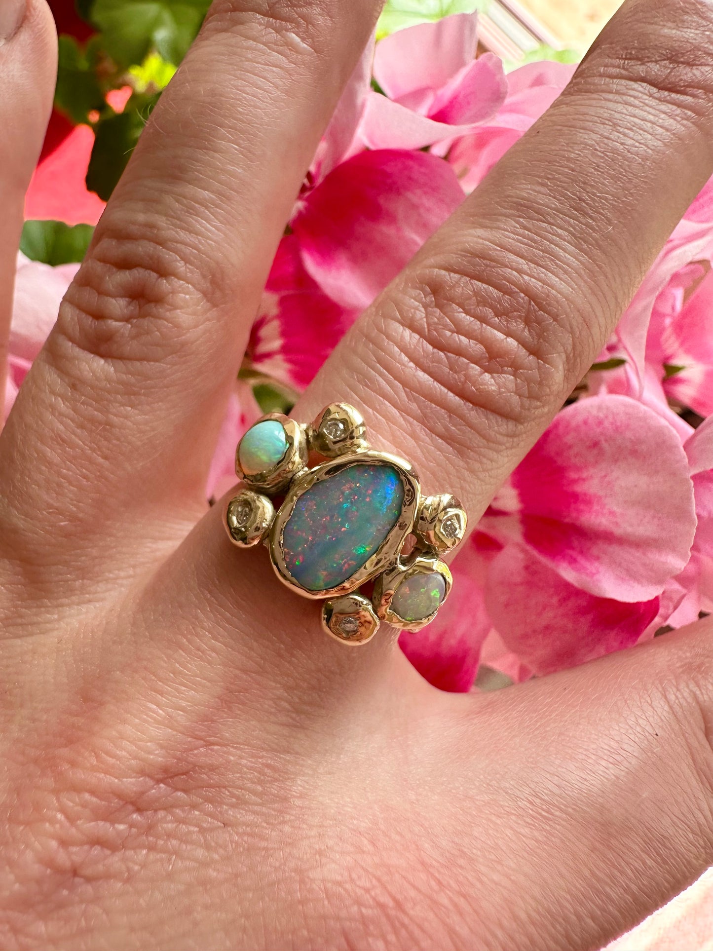 Golden Opal Ring