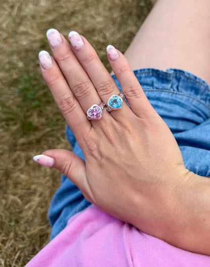 Blue Barbie Ring