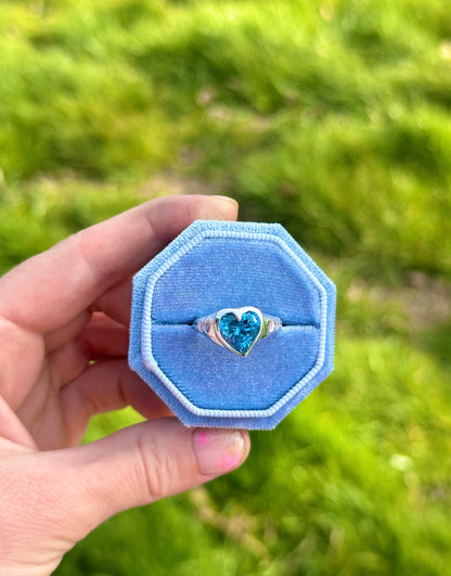 Blue Barbie Ring