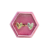 Dotty Heart Ring