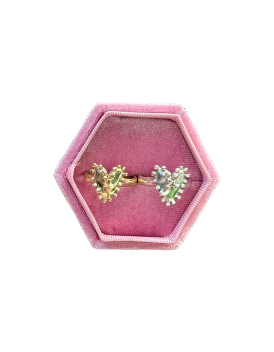 Dotty Heart Ring