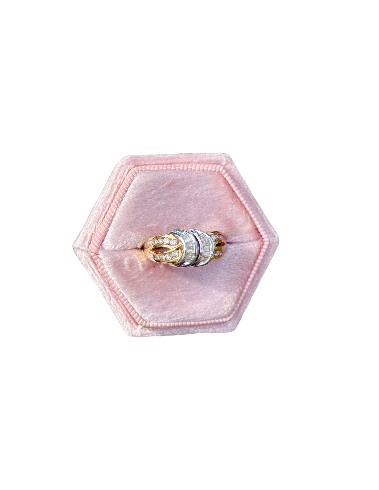 Vintage Diamond Knot Ring