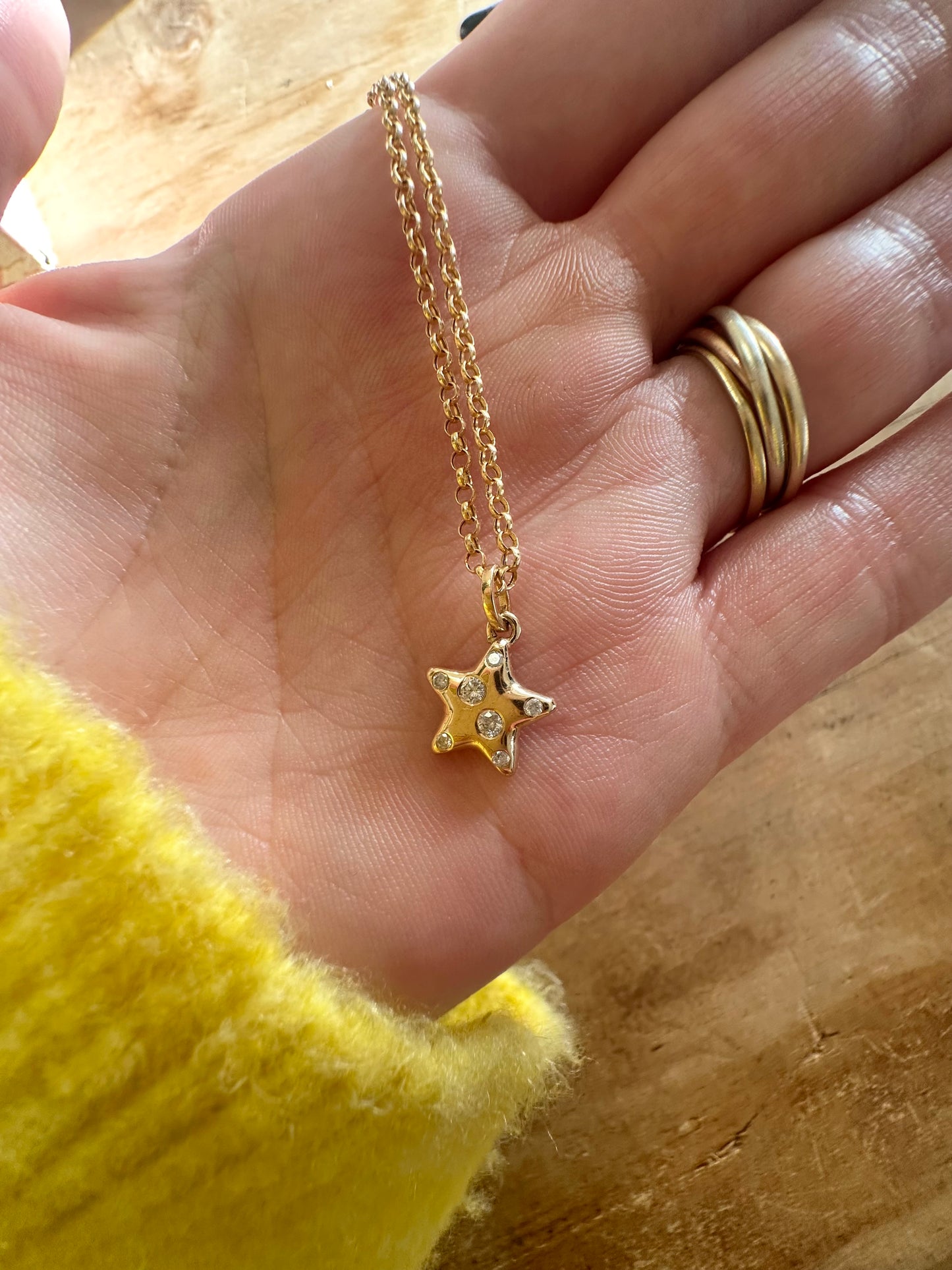 Sapphire Star Necklace