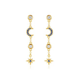 Midnight Moon Earrings