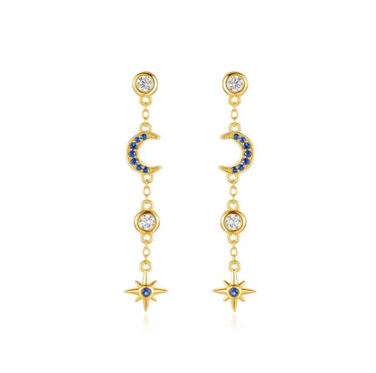 Midnight Moon Earrings