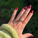 Vintage Diamond Angel Ring