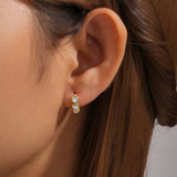 Heart Huggie Earrings