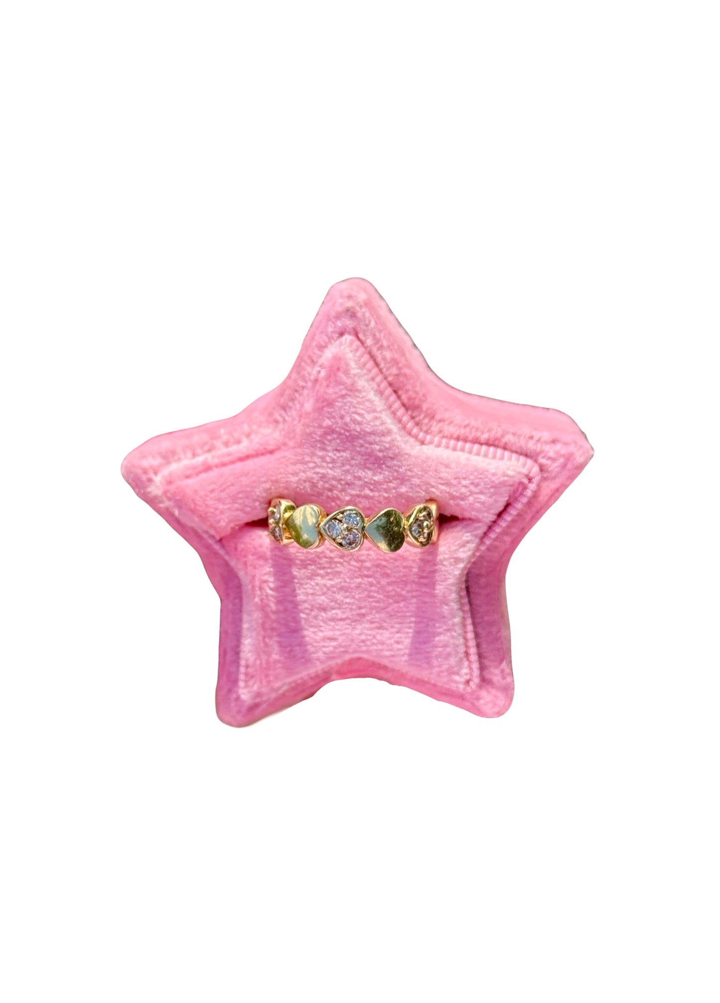 Vintage Diamond Heart Ring