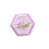 Peridot Confetti Ring