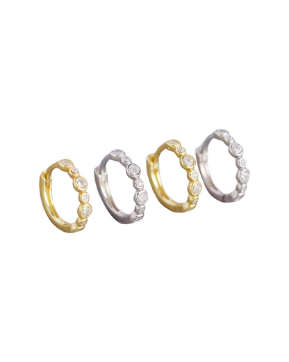 Perfect Crystal Huggie Earings
