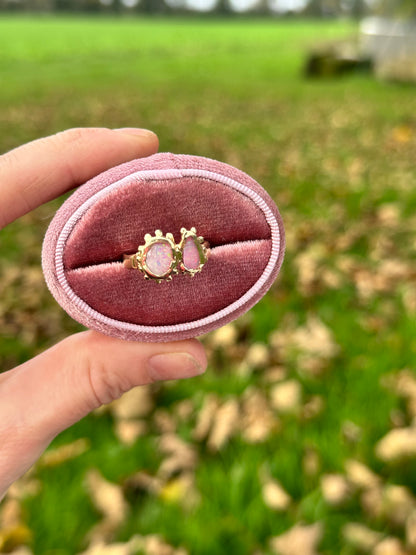 Bobbly Opal Ring