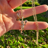 Diamond Putto pendant