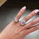 Opal Flower Ring