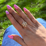 Diamond Daisy Ring