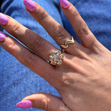 Diamond Daisy Ring