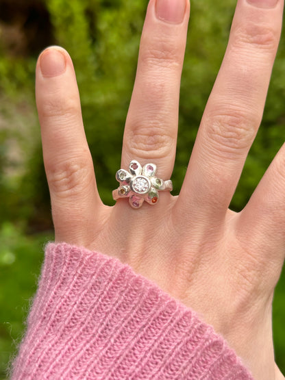 Diamond Petal Ring