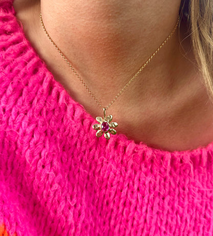 Golden Flower Necklace