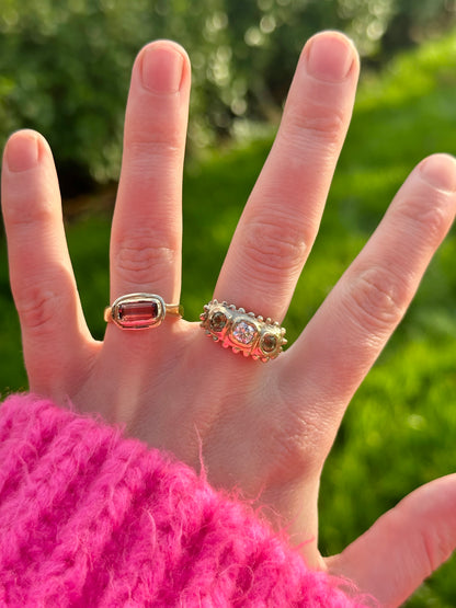 Baguette Tourmaline Ring