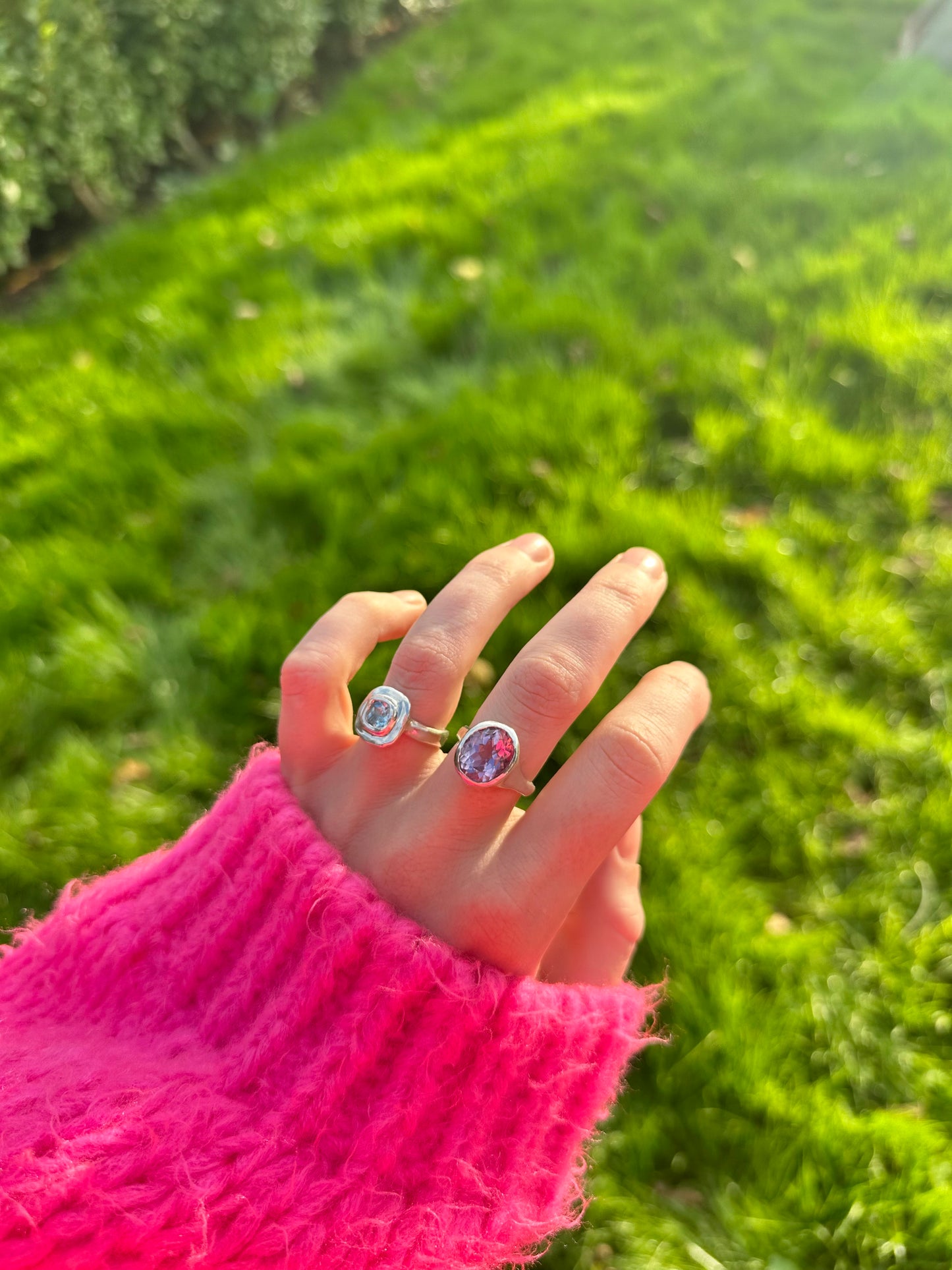 Silver Amethyst Ring