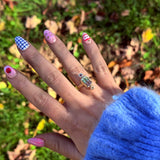 Pink Clover Ring