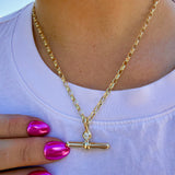 Organic T-Bar Necklace