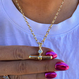 Organic T-Bar Necklace