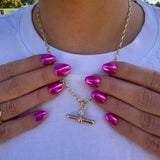 Organic T-Bar Necklace