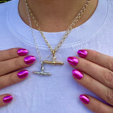 Organic T-Bar Necklace