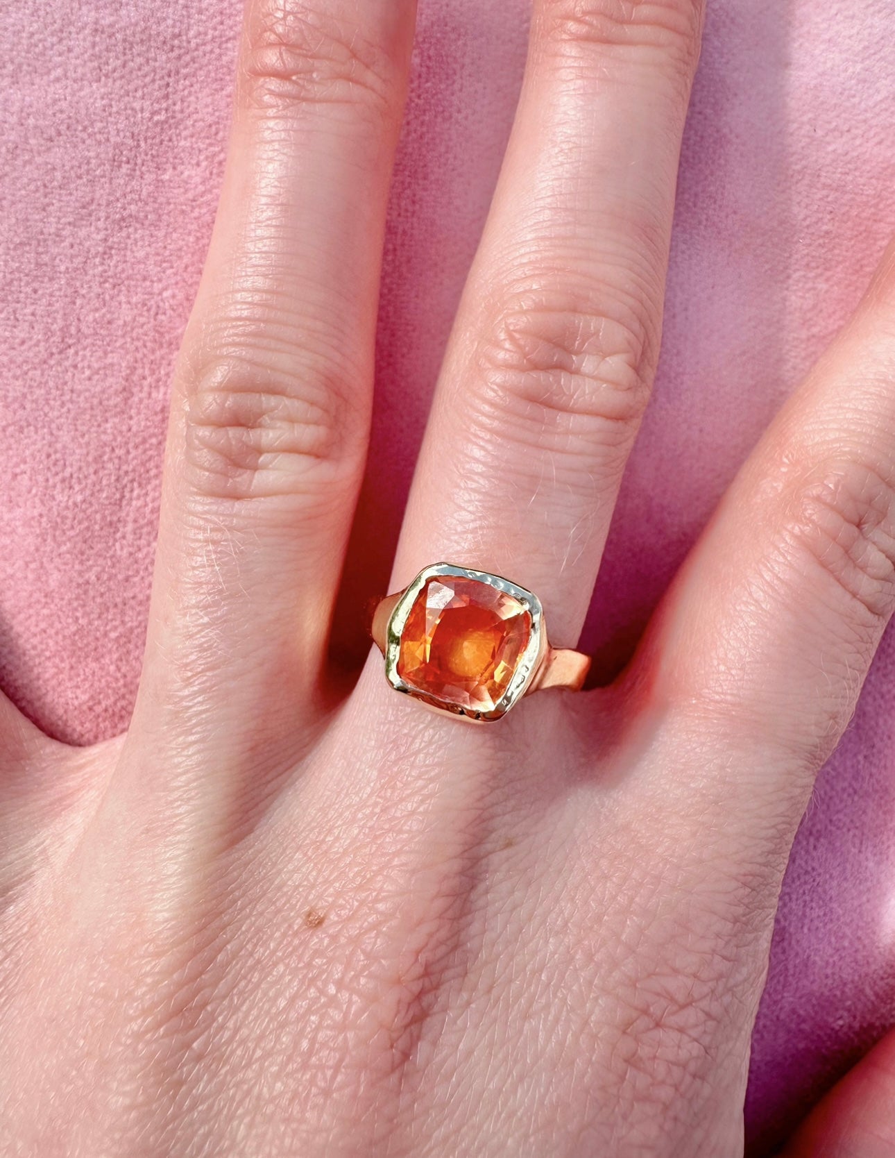 SOLD OUT-Golden Peachy Ring