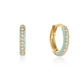 Pastel Huggie Earrings