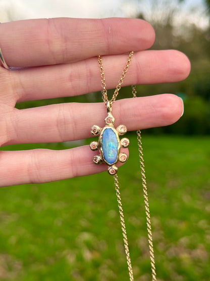 Whimsical Opal Necklace