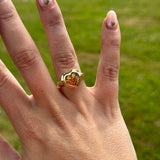 Golden Heart Ring