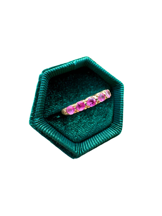 Vintage Ruby Band Ring