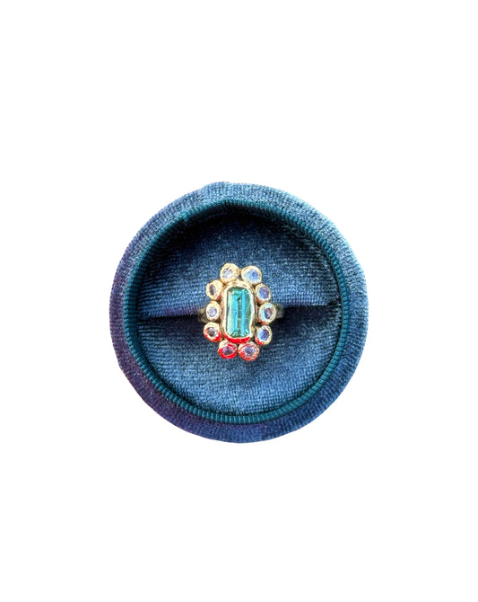 Blue Lotus Ring