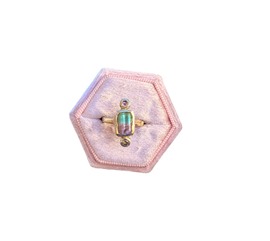 Pink Clover Ring