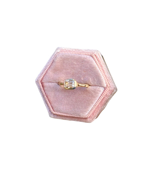 Golden Topaz Ring