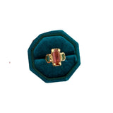 Tourmaline Claw Ring