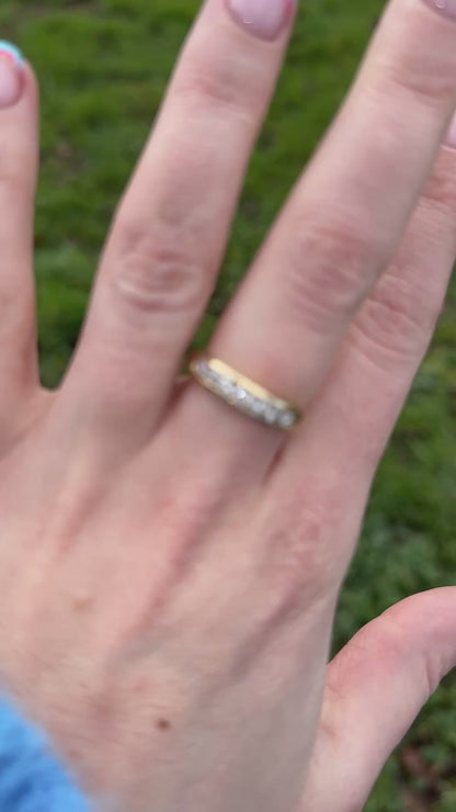 Vintage Diamond Band Ring