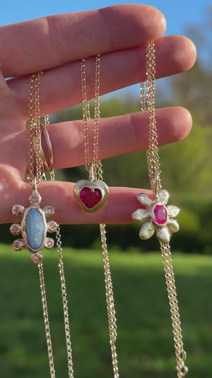 Golden Flower Necklace