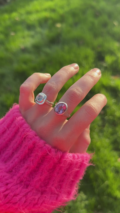 Silver Amethyst Ring