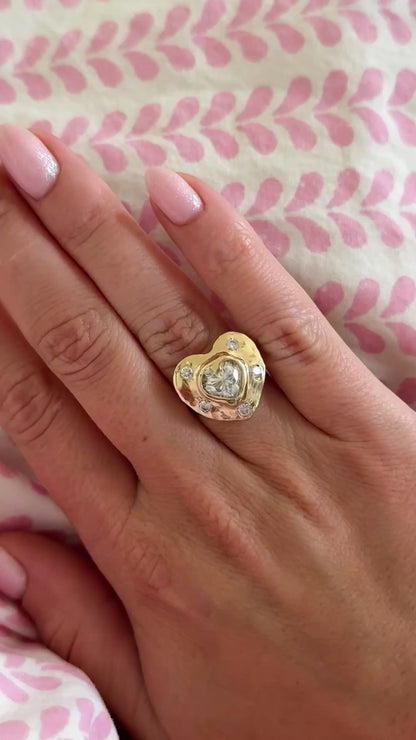 Heart Of Gold Ring