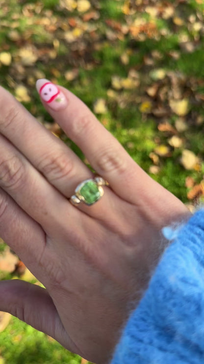 Peridot Pop Ring