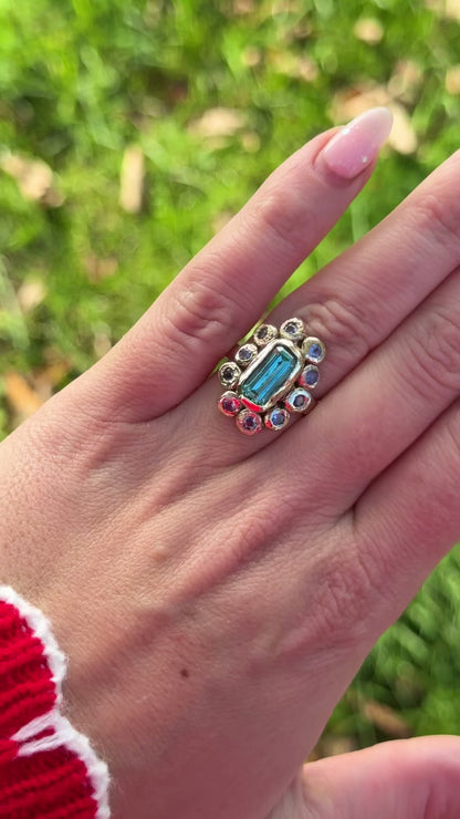 Blue Lotus Ring