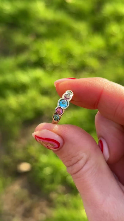 Topaz and Sapphire Dream Ring