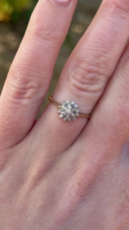 Vintage Dainty Daisy Ring