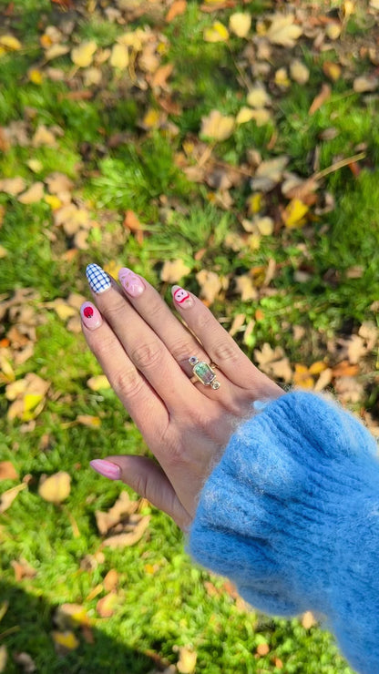 Pink Clover Ring